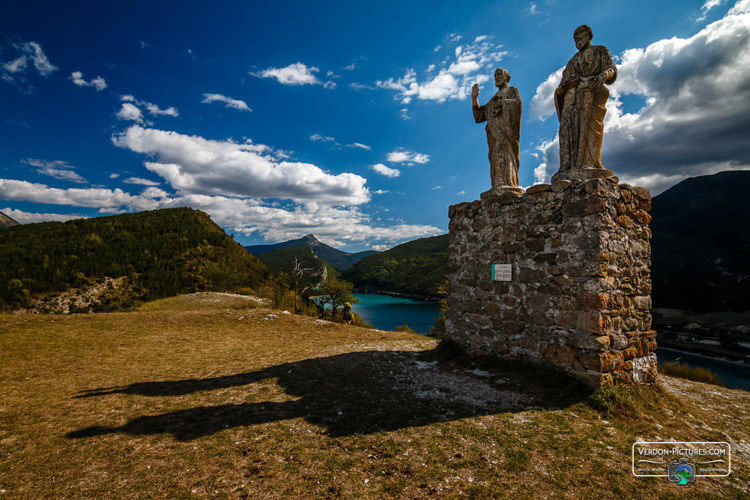photo sculptures deux saints saint andre alpes verdon